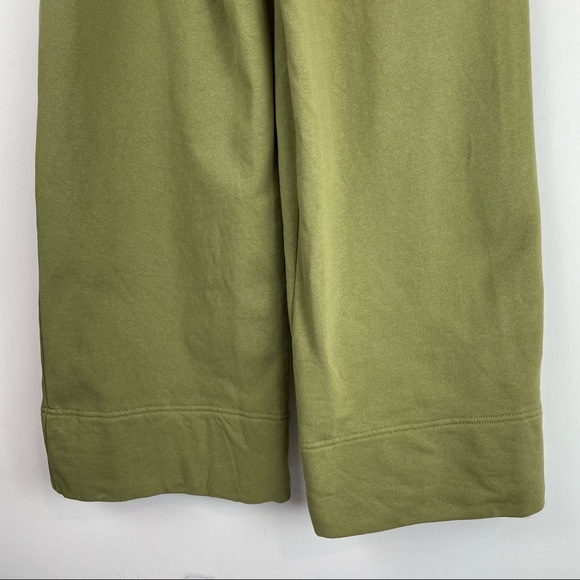 Veronica Beard x Sold Out Green Melanie Wide Leg Sweatpants Ankle Cropped Sz XS - Picture 7 of 12